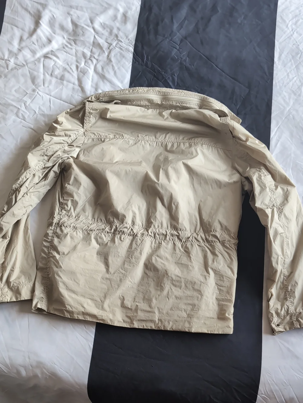 Gorgeous BALLY OF SWITZERLAND Light Beige Utility Jacket / Windbreaker Sz L (52) - Picture 6 of 9